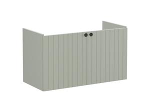 VitrA Root Groove 100cm 2 Door Washbasin Unit - Matt Retro Green